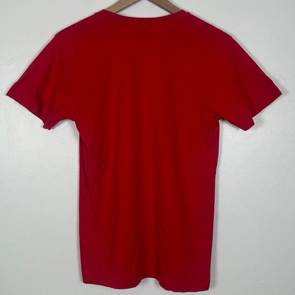 NBA Mens Toronto Raptors Basketball Sports Logo Print Red Crewneck T-Shirt Small - Picture 2 of 7